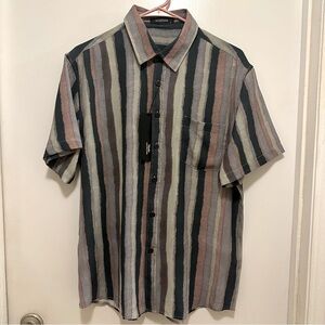 NWT Mcedar Striped Shirt size S